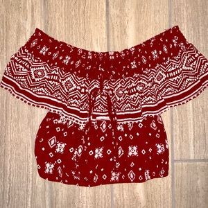 Off the shoulder  blouse